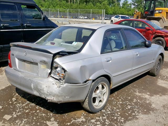 JM1BJ225210439521 - 2001 MAZDA PROTEGE LX BEIGE photo 4