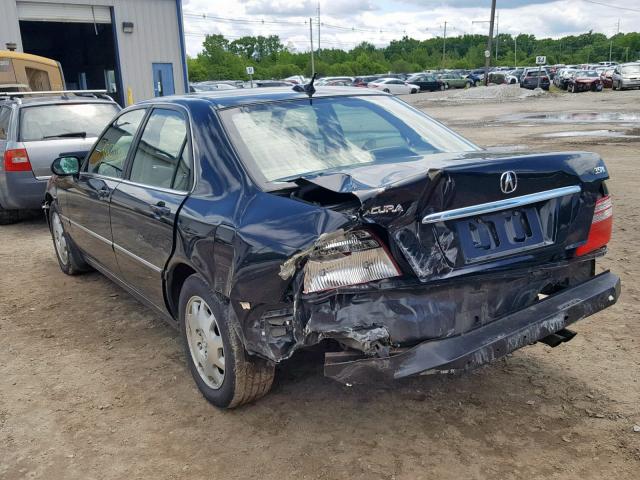 JH4KA96604C004686 - 2004 ACURA 3.5RL BLACK photo 3