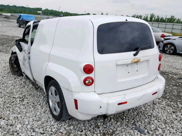 3GCCA85B79S590884 - 2009 CHEVROLET HHR PANEL WHITE photo 3