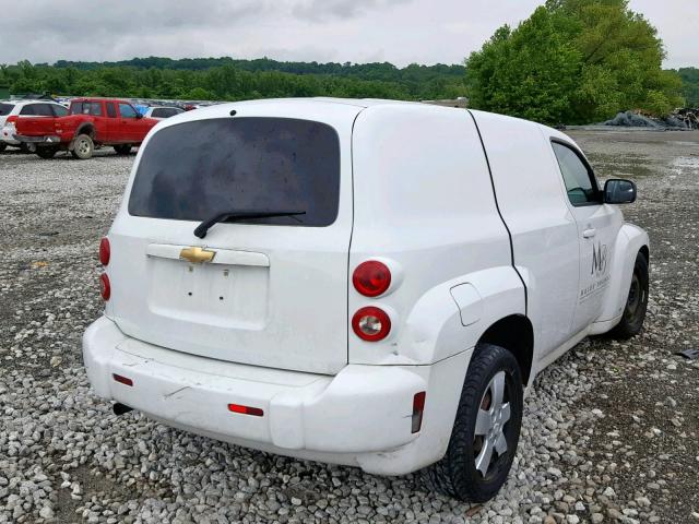 3GCCA85B79S590884 - 2009 CHEVROLET HHR PANEL WHITE photo 4