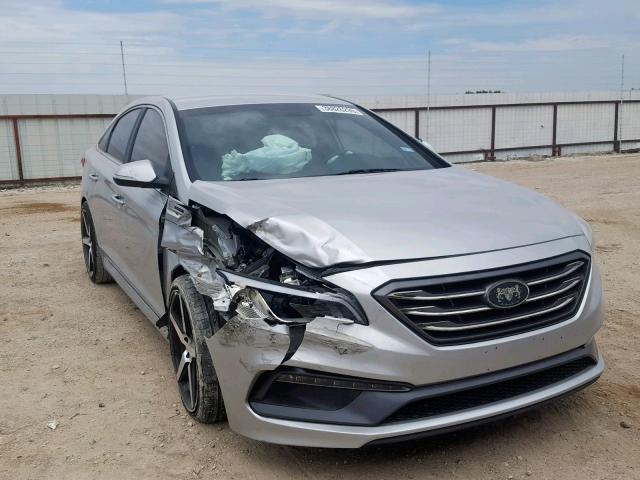 5NPE34AB5FH234523 - 2015 HYUNDAI SONATA SPO SILVER photo 1