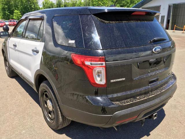 1FM5K8AR7DGC20756 - 2013 FORD EXPLORER P BLACK photo 3