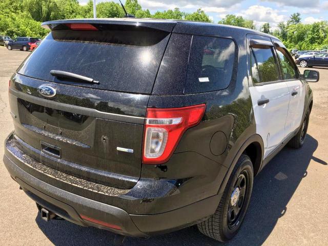 1FM5K8AR7DGC20756 - 2013 FORD EXPLORER P BLACK photo 4