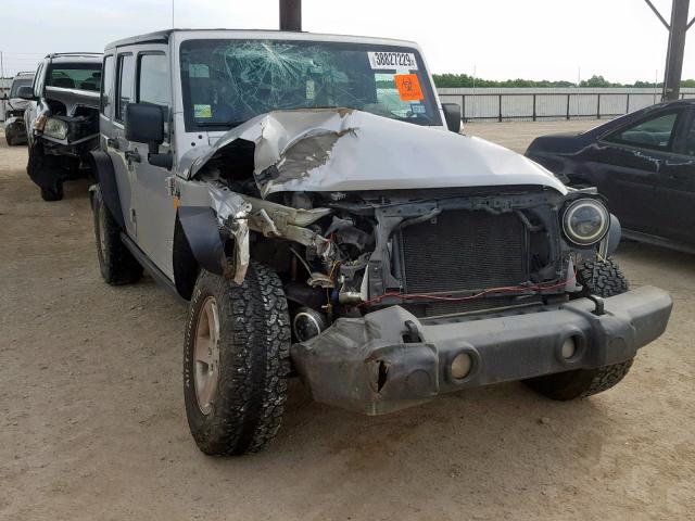 1J4GB39167L205749 - 2007 JEEP WRANGLER X SILVER photo 1