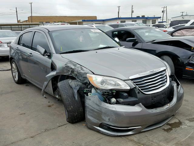 1C3CCBBB3DN738922 - 2013 CHRYSLER 200 TOURIN GRAY photo 1