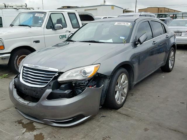 1C3CCBBB3DN738922 - 2013 CHRYSLER 200 TOURIN GRAY photo 2