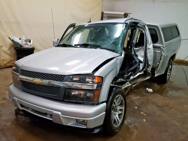 1GCESCF95C8130675 - 2012 CHEVROLET COLORADO L SILVER photo 2