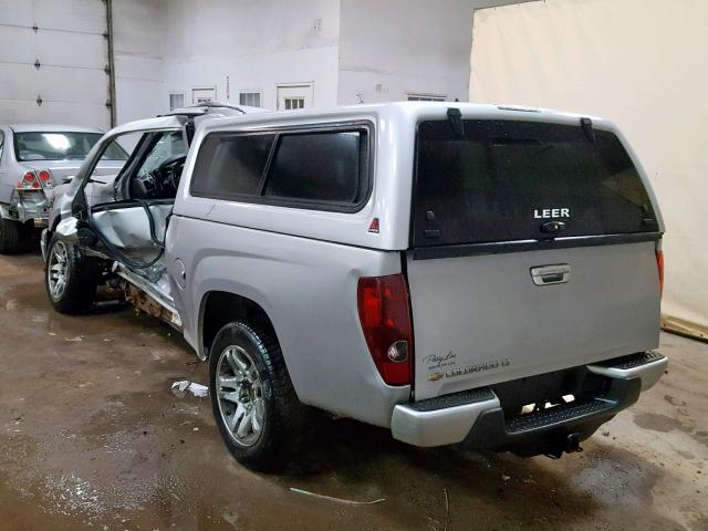 1GCESCF95C8130675 - 2012 CHEVROLET COLORADO L SILVER photo 3