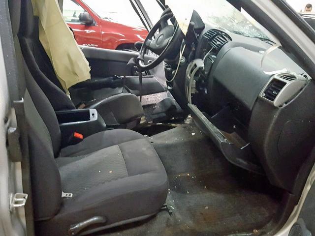 1GCESCF95C8130675 - 2012 CHEVROLET COLORADO L SILVER photo 5