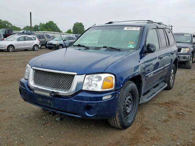 1GKDT13S532108901 - 2003 GMC ENVOY BLUE photo 2