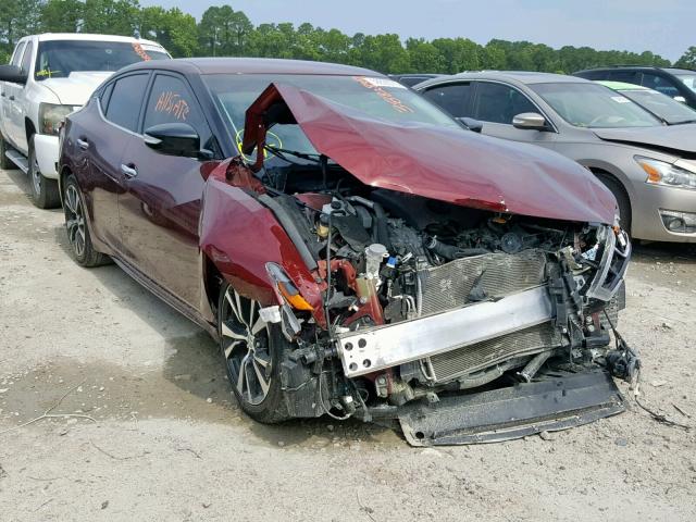 1N4AA6AP8HC365512 - 2017 NISSAN MAXIMA 3.5 BURGUNDY photo 1