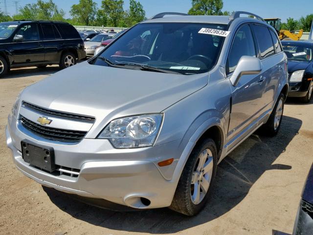 3GNAL3E58CS637756 - 2012 CHEVROLET CAPTIVA SP SILVER photo 2