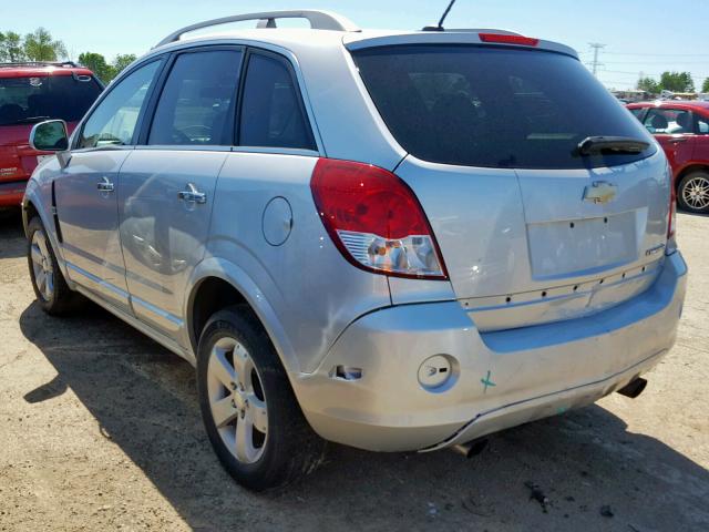 3GNAL3E58CS637756 - 2012 CHEVROLET CAPTIVA SP SILVER photo 3