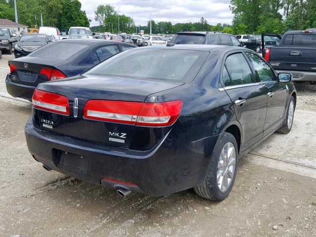 3LNDL2L32CR814497 - 2012 LINCOLN MKZ HYBRID BLACK photo 4