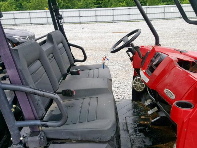 4XAWH76A9A2887591 - 2010 POLARIS RANGER 800 RED photo 5