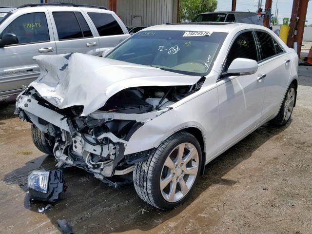 1G6AB5RX9G0187831 - 2016 CADILLAC ATS LUXURY WHITE photo 2