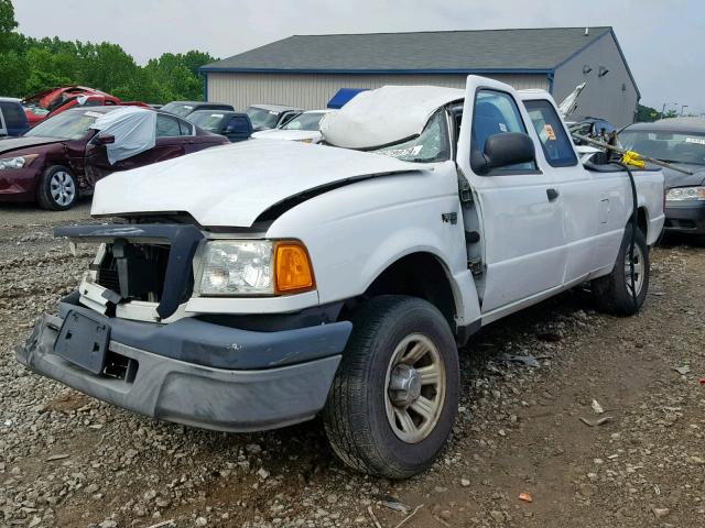 1FTYR14U74PB65164 - 2004 FORD RANGER SUP WHITE photo 2