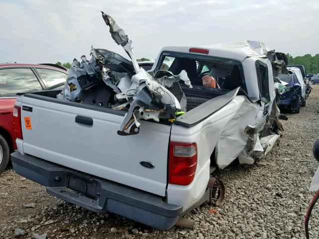 1FTYR14U74PB65164 - 2004 FORD RANGER SUP WHITE photo 4