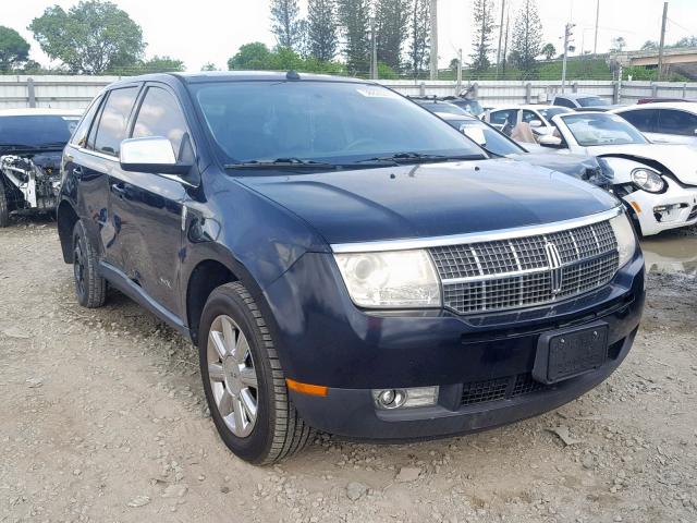 2LMDU68CX8BJ15190 - 2008 LINCOLN MKX BLUE photo 1