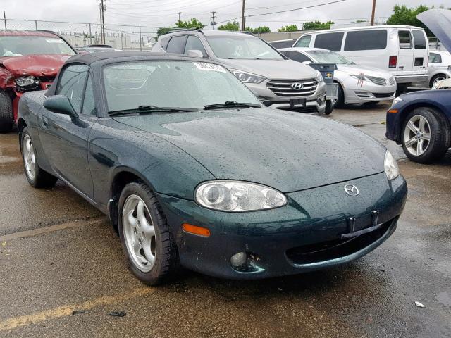 JM1NB353420223942 - 2002 MAZDA MX-5 MIATA GREEN photo 1