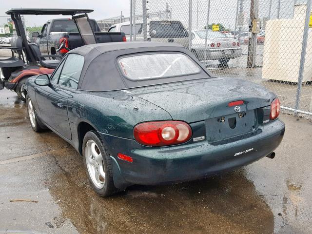 JM1NB353420223942 - 2002 MAZDA MX-5 MIATA GREEN photo 3