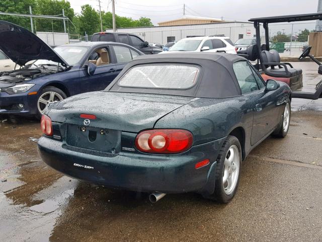 JM1NB353420223942 - 2002 MAZDA MX-5 MIATA GREEN photo 4