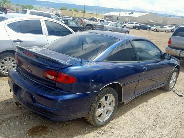 1G1JH12T327192799 - 2002 CHEVROLET CAVALIER Z BLUE photo 4