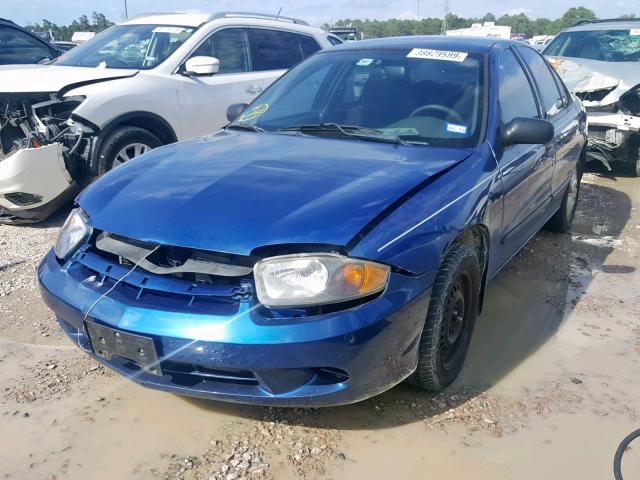 1G1JF52F147345500 - 2004 CHEVROLET CAVALIER L BLUE photo 2