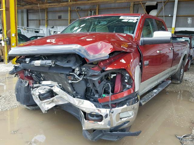 3D7TP2CL7BG571774 - 2011 DODGE RAM 2500 RED photo 2