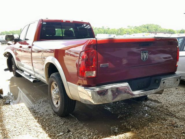 3D7TP2CL7BG571774 - 2011 DODGE RAM 2500 RED photo 3