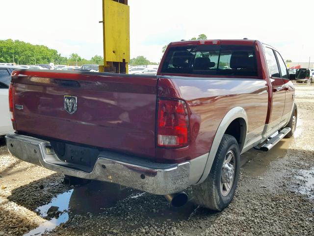 3D7TP2CL7BG571774 - 2011 DODGE RAM 2500 RED photo 4