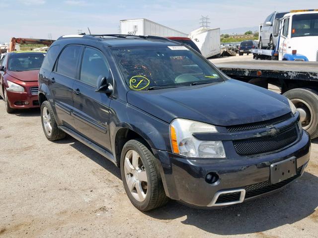 2CNDL037586286766 - 2008 CHEVROLET EQUINOX SP BLACK photo 1