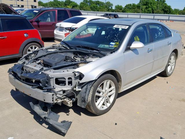 2G1WC5E33C1128428 - 2012 CHEVROLET IMPALA LTZ SILVER photo 2