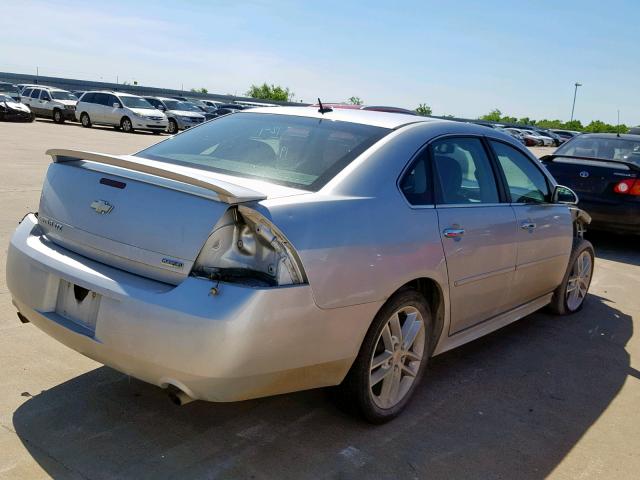 2G1WC5E33C1128428 - 2012 CHEVROLET IMPALA LTZ SILVER photo 4