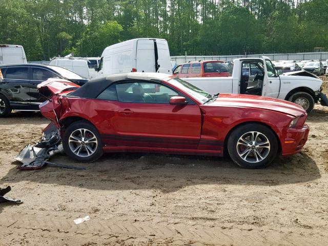 1ZVBP8EM9E5279485 - 2014 FORD MUSTANG RED photo 9