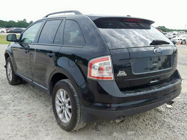 2FMDK36C18BB11225 - 2008 FORD EDGE SE BLACK photo 3