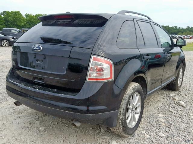 2FMDK36C18BB11225 - 2008 FORD EDGE SE BLACK photo 4