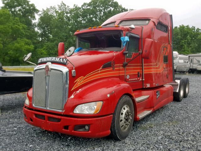 1XKADP9X3DJ368680 - 2013 KENWORTH CONSTRUCTI RED photo 2