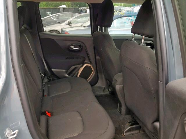 ZACCJAAB2HPE89880 - 2017 JEEP RENEGADE S GRAY photo 6