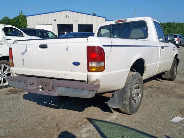 1FTCR10A7VUB23103 - 1997 FORD RANGER WHITE photo 4