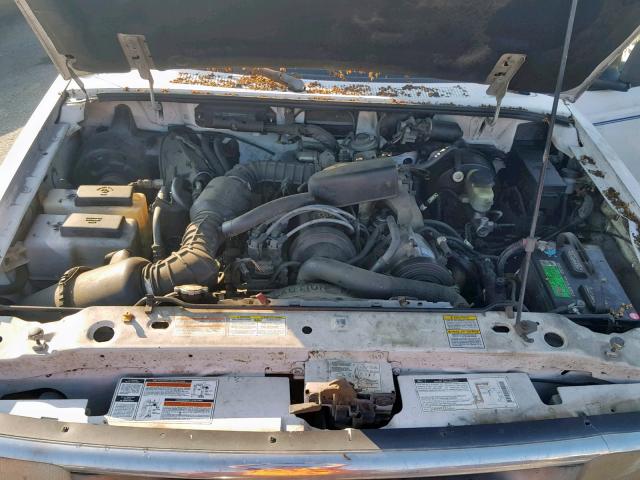 1FTCR10A7VUB23103 - 1997 FORD RANGER WHITE photo 7