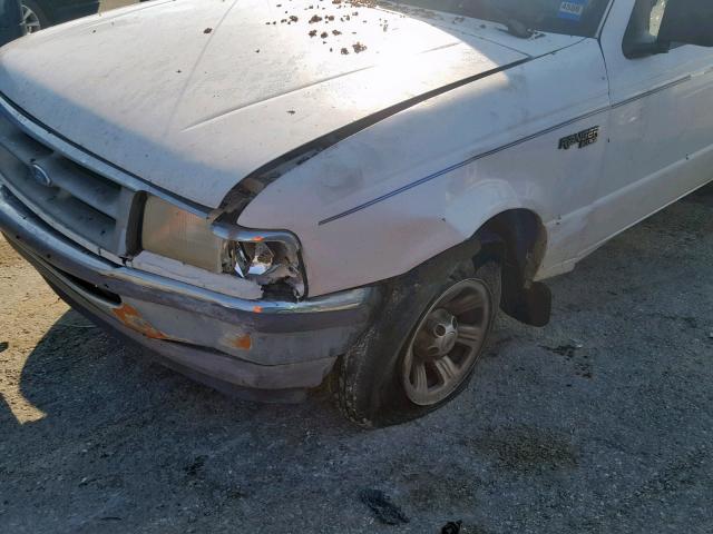 1FTCR10A7VUB23103 - 1997 FORD RANGER WHITE photo 9