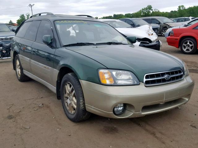 4S3BH686216669608 - 2001 SUBARU LEGACY OUT GREEN photo 1