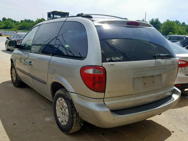 1C4GJ45353B114428 - 2003 CHRYSLER VOYAGER LX SILVER photo 3