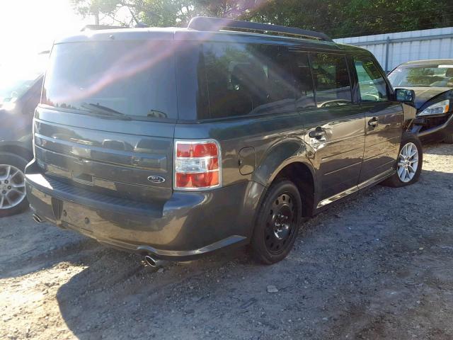 2FMGK5B84HBA14143 - 2017 FORD FLEX SE GRAY photo 4