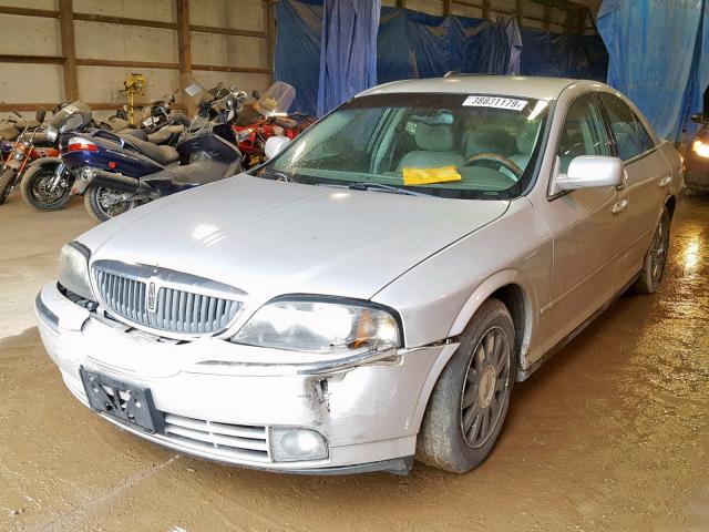 1LNHM86S54Y678972 - 2004 LINCOLN LS SILVER photo 2