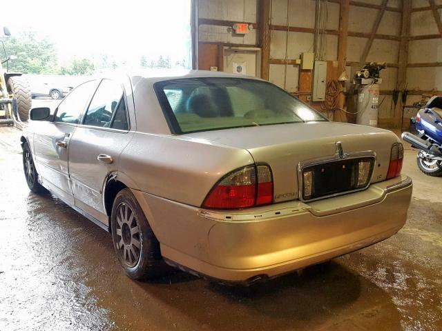 1LNHM86S54Y678972 - 2004 LINCOLN LS SILVER photo 3