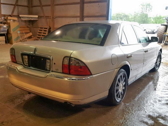 1LNHM86S54Y678972 - 2004 LINCOLN LS SILVER photo 4