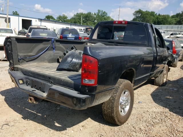 3D7KU26C53G746802 - 2003 DODGE RAM 2500 S BLACK photo 4