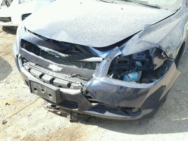 1G1ZC5E14BF374584 - 2011 CHEVROLET MALIBU 1LT BLUE photo 9